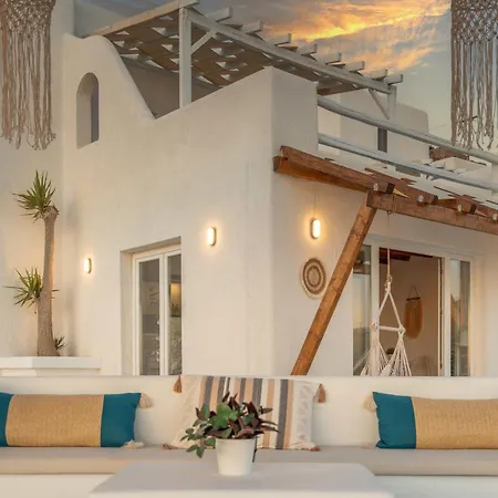 Lägenhetshotell Silia Dream View Houlakia (Mykonos)