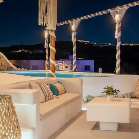 Silia Dream View Lägenhetshotell Houlakia (Mykonos)
