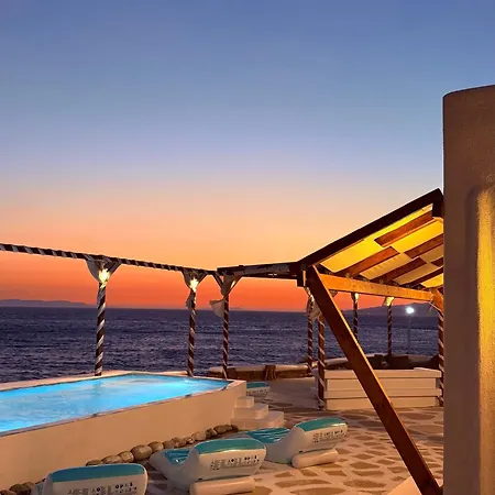 Silia Dream View Lägenhetshotell Houlakia (Mykonos)